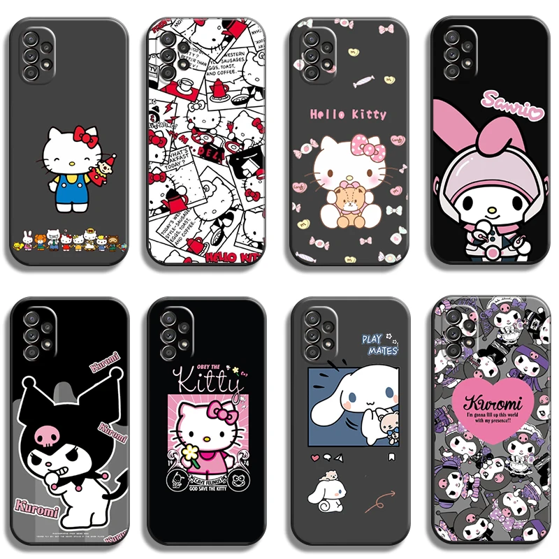 

TAKARA TOMY Hello Kitty Phone Cases For Samsung Galaxy A51 4G A51 5G A71 4G A71 5G A52 4G A52 5G A72 4G A72 5G Carcasa Soft TPU