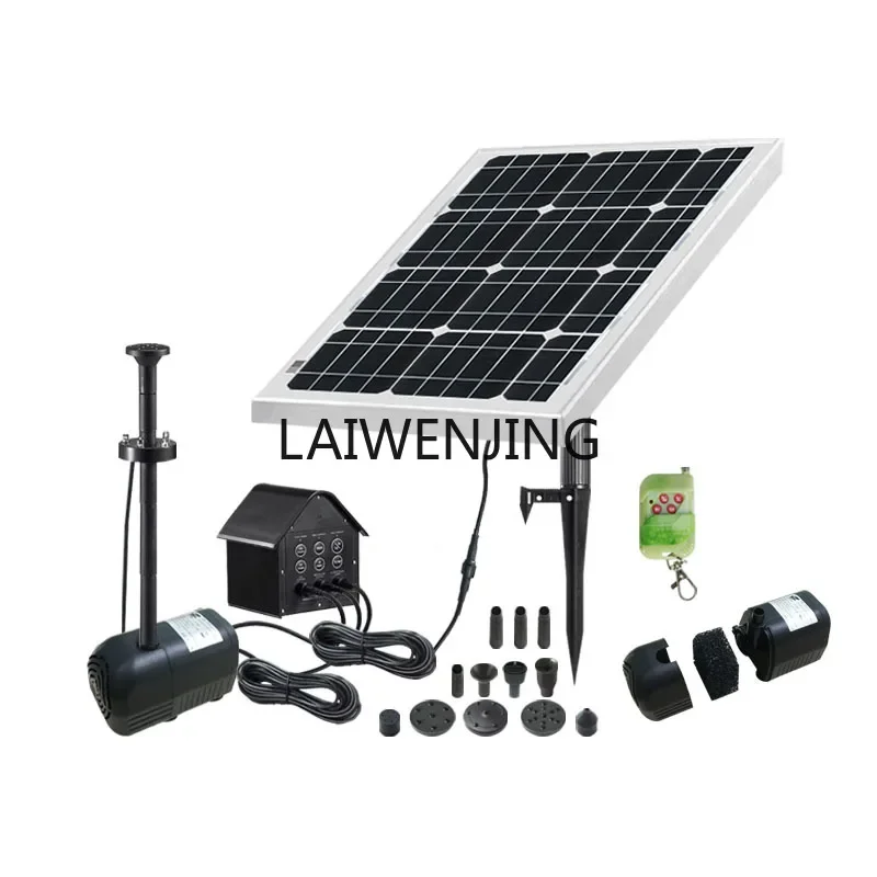 LYN Солнечный фонтан с аккумулятором Фонтан на солнечной батарее