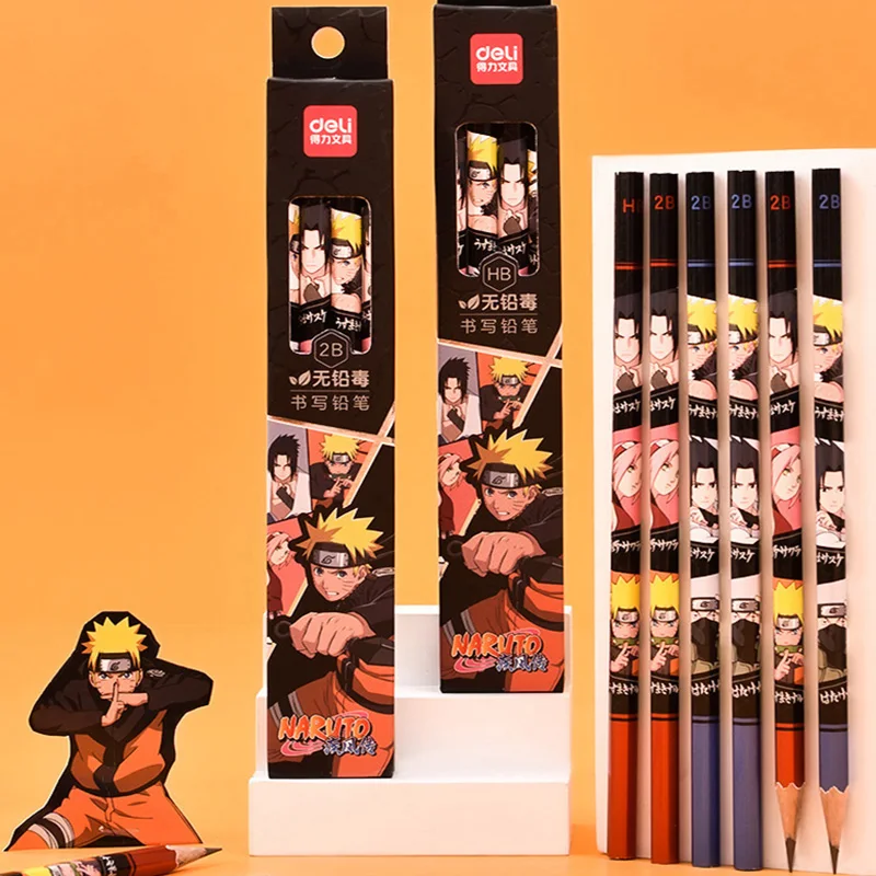 S For School Writing Accessories Cute Anime Pencil Wood Hb 2b Cool Prizes For Kids