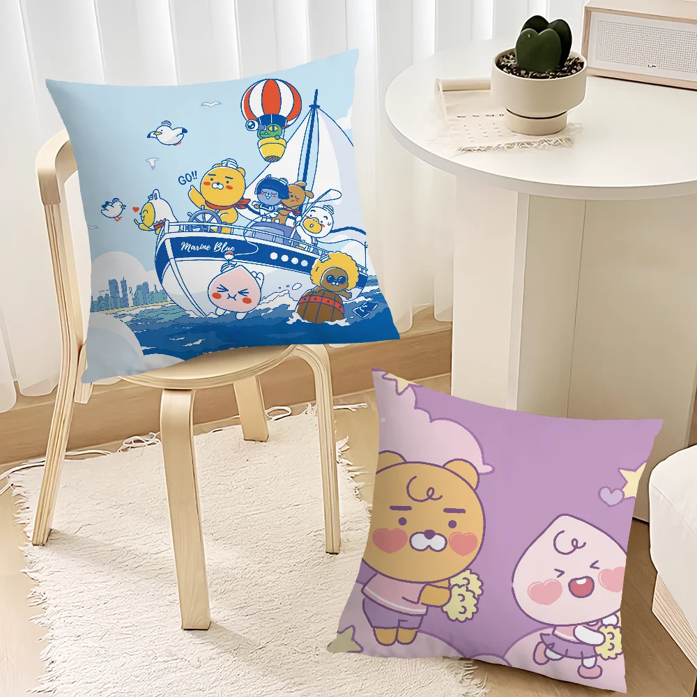 Милая наволочка с рисунком K-Kakao F-Friends диван гостиная спальня изголовье спинка