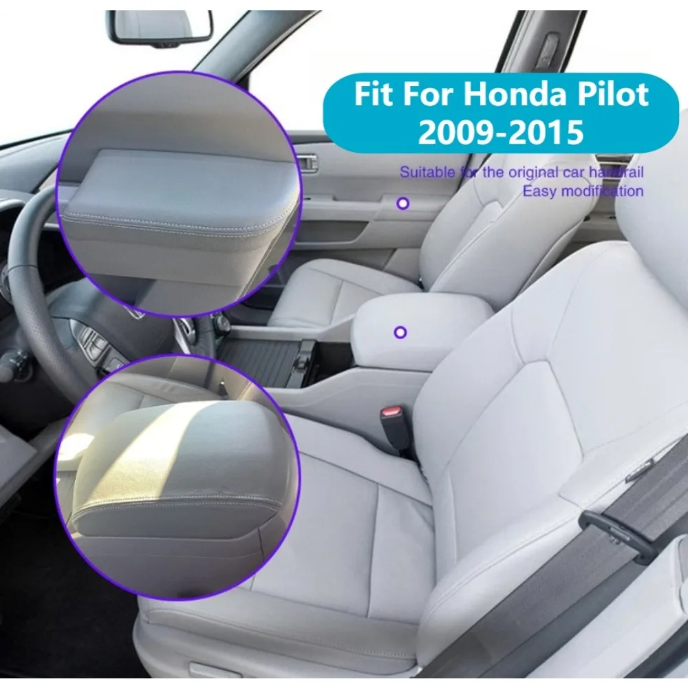 Фото Чехол на подлокотник автомобиля, подходит для Honda Pilot 2009-2015 |   Защитная термоизоляционная пленка для салона автомобиля OEM Fit, устойчивая к разрывам №1