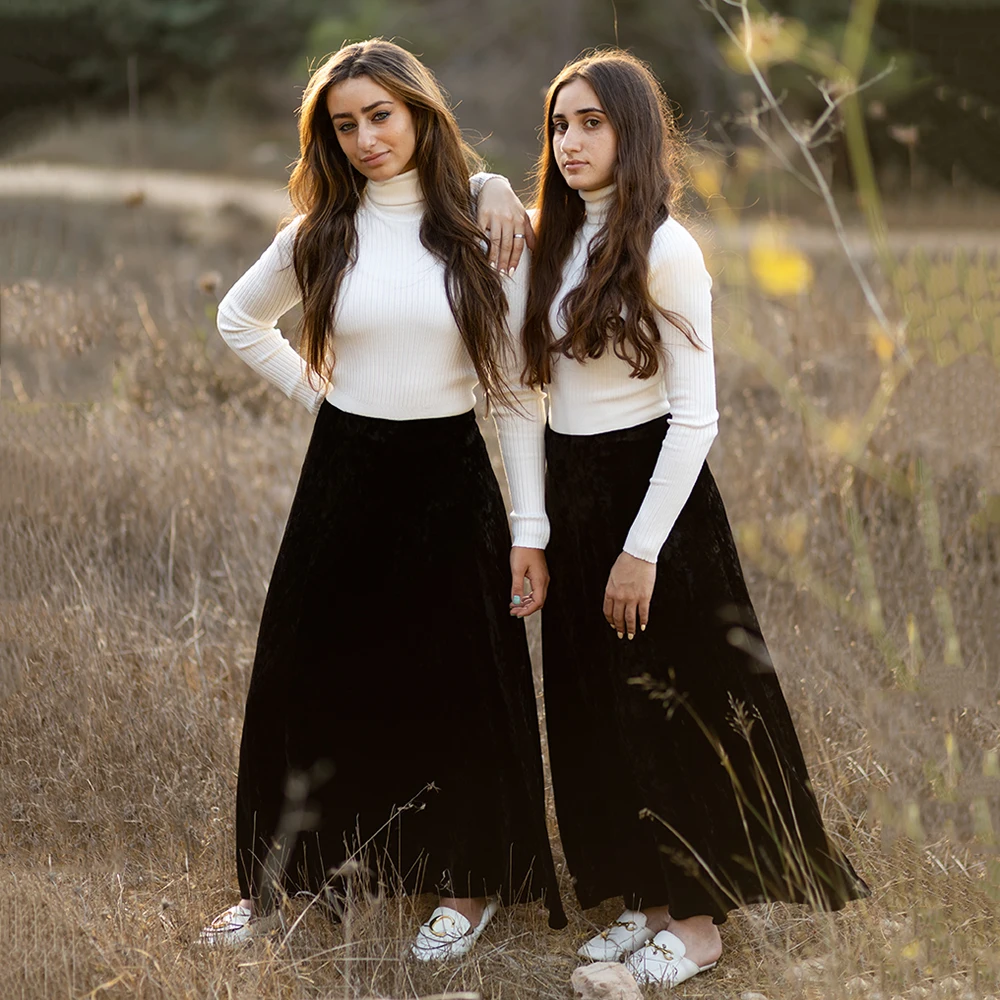 Женская бархатная юбка 3 размера #1043