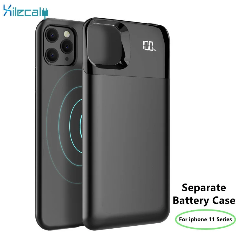 

5000mAh External Battery Charger Case for iPhone 11 Pro Max Power Bank Wireless charging Backup Case for iPhone iphone 11 Pro