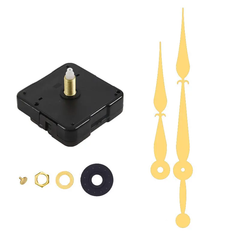 

Fashion Silent Gold Quartz Watch Movement Mechanism Parts Wall Clock Repair Replacement Essential Clock Mechanism Tools