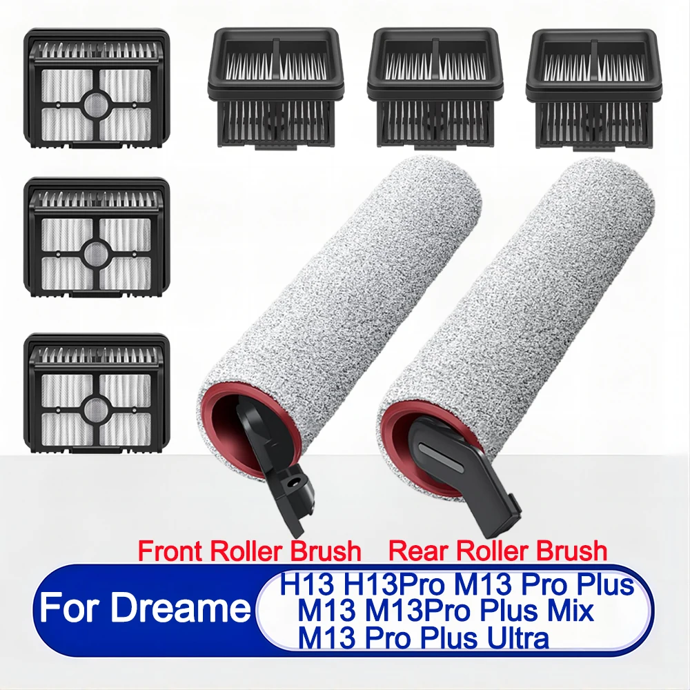 Оригинальные аксессуары мягкая щетка с фильтром Hepa для Dreame M13 M13S H13 Pro M12 запасные