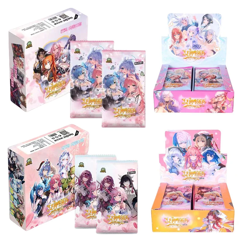 

Goddess Story Collection Card Booster Box Anime Flash Card Games Girl Sailor Moon Swimsuit Bikini Party Game Card Toys Gift