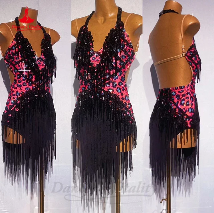 

Платье для латинских танцев; Профессиональное платье для детей; Стандартный костюм для взрослых; Одежда для девочек в стиле Румба Чача Танго; Одежда для латинских танцев