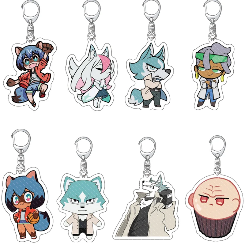 Новинка, аниме брелок для ключей с животными, милый мультяшный волк BNA Shirou Ogami, милый модный подарок на Хэллоуин