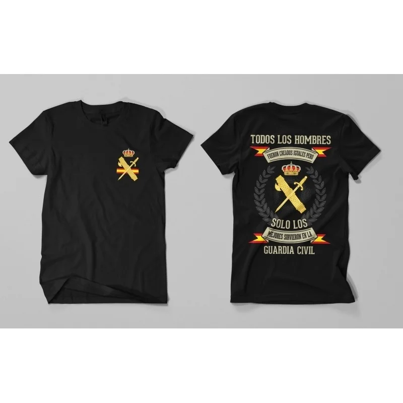 

Spain Solo Los Mejores GC Guardia Civil Mens T-Shirts Short Casual 100% Cotton Shirts Size S-3XL