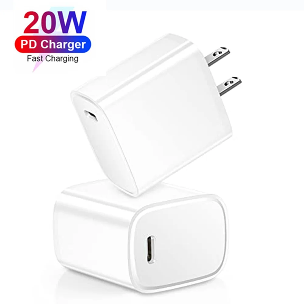 

20W PD Phone Charger Quick 3.0 Charging Plug USB Type C Fast Charging Adapter For iPhone 13 12 11 Pro Max Huawei Xiaomi Samsung
