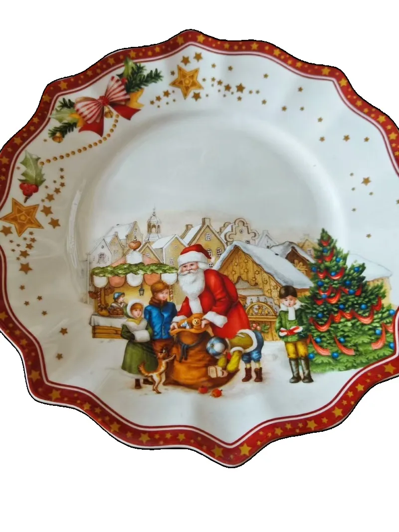 

Керамическая тарелка Red Christmas