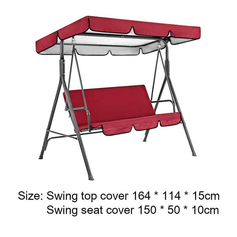 Waterproof Cloth Garden Patio Swing Seat Chair Cover Top Outdoor Camping Courtyard Hammock Canopy