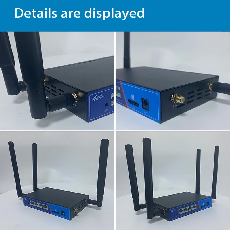 HUASIFEI WS281 Openwrt 300Mbps беспроводной 4G Роутер 2 Wifi чип MT7628 со слотом для SIM-карты 4 антенны
