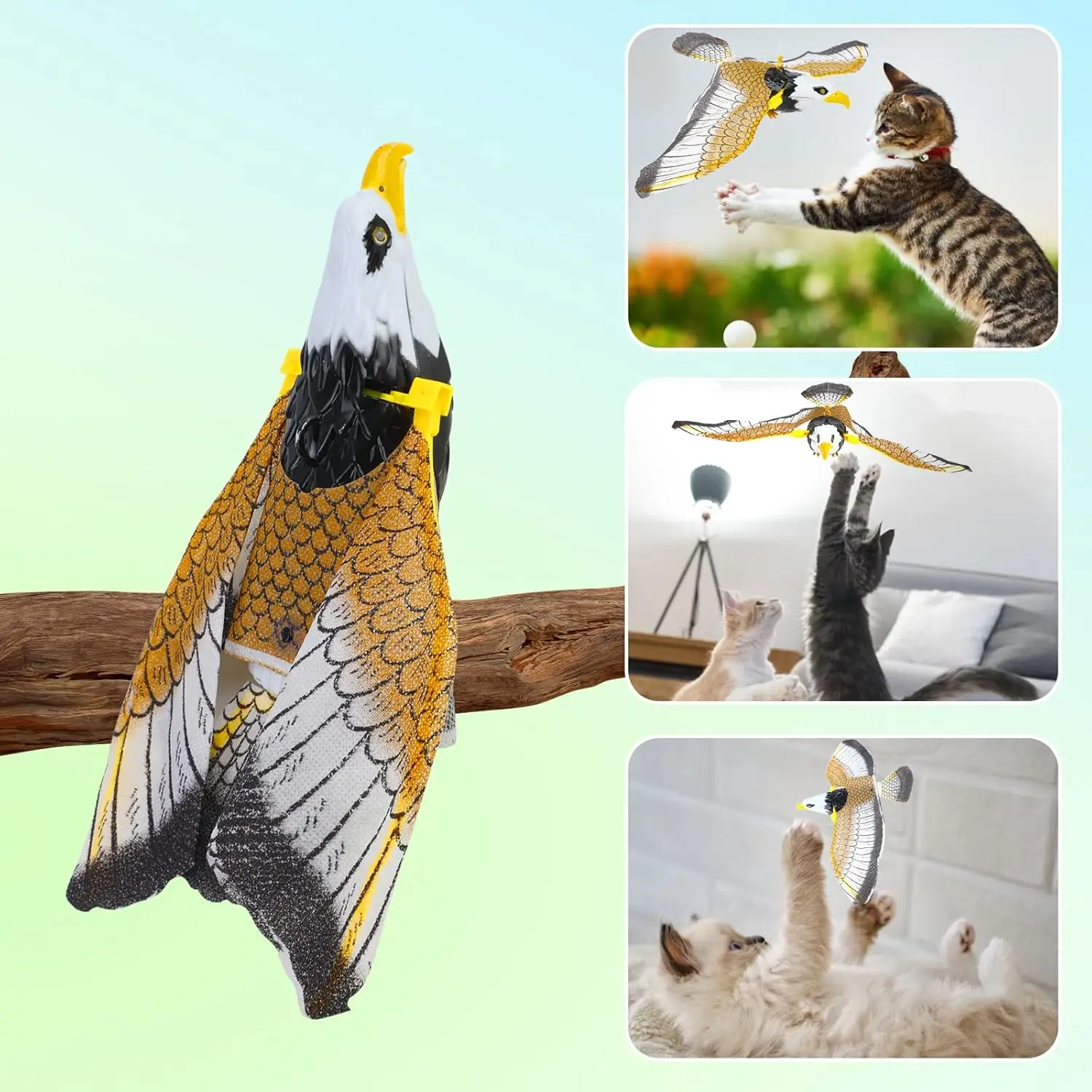 Репеллент для птиц подвесная подвеска в виде орла ястреб искусственная защита