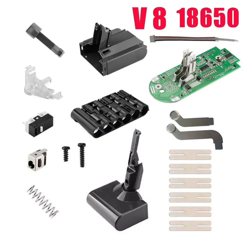 

18650 Battery Plastic Case Charging Protection Circuit Board PCB for Dyson V8 21.6V Absolute Animal Exclusive Vacuum Cleaner