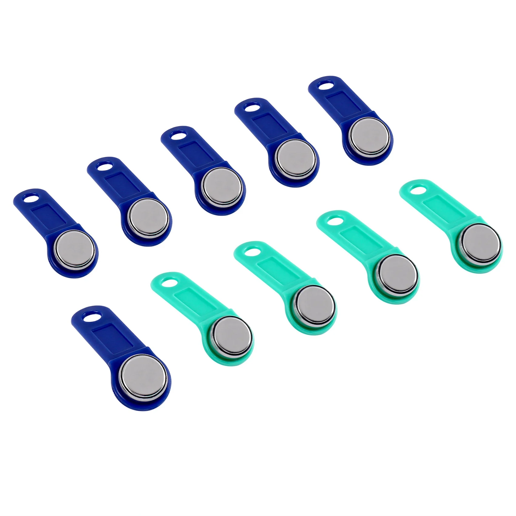 Фото 10 шт./лот перезаписываемый RFID контактный ключ памяти RW1990 IButton для копирования карт Сауна Даллас ключи карты хит продаж №5