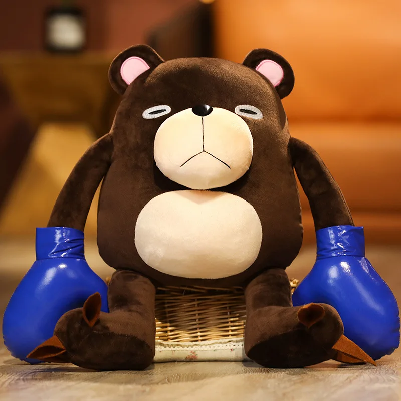 

Anime Jujutsu Kaisen Cosplay Bear Plush Toys Gojo Itadori Boxing Bear Punch Toy Fans Gifts Collection Props Kawaii Fans Gift