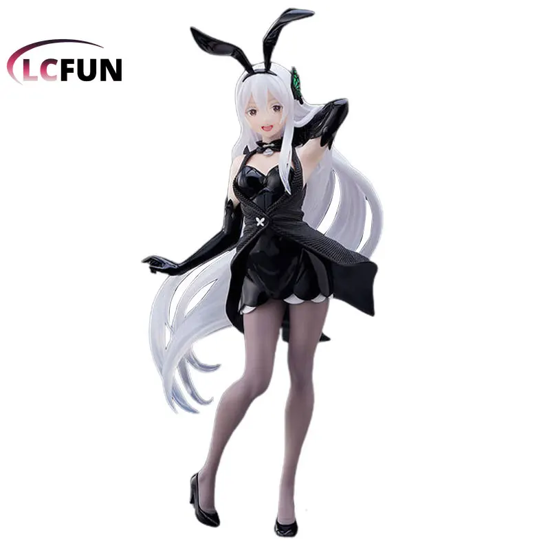 

LCFUN Original Genuine Taito Figure Echidna Bunny Re Zero Starting Life in Another World From Zero 18cm PVC Anime Model Toys