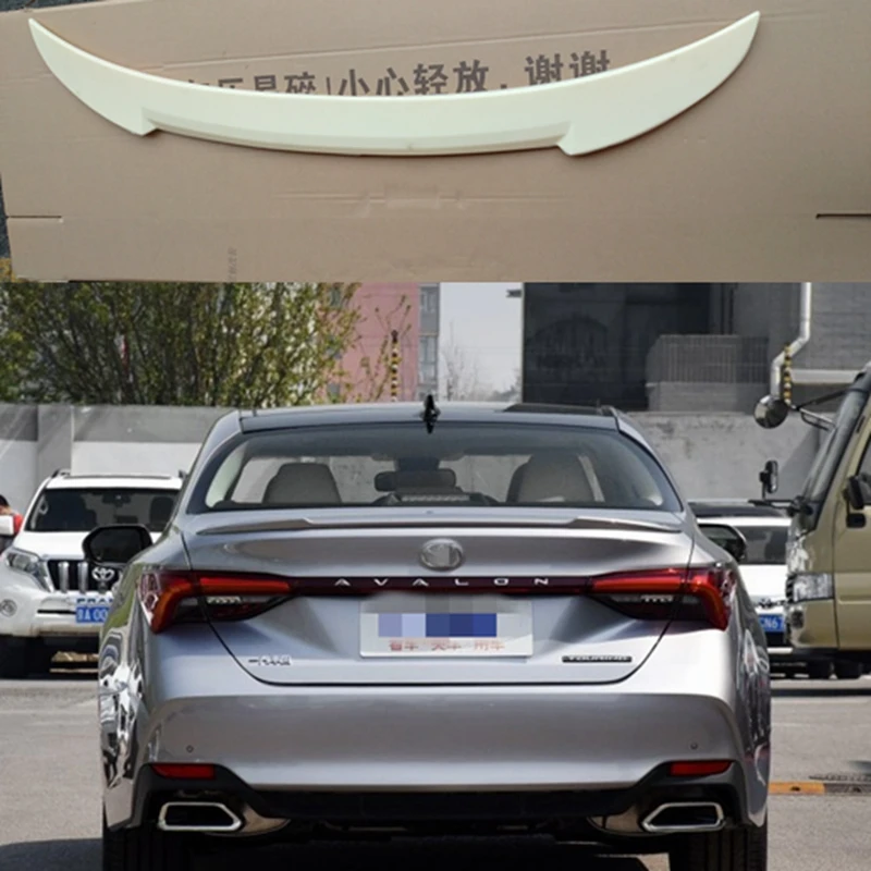 

For Toyota Avalon Spoiler High Quality ABS Material Car Rear Wing Primer Color Rear Spoiler For Toyota Avalon Spoiler 2018-2019