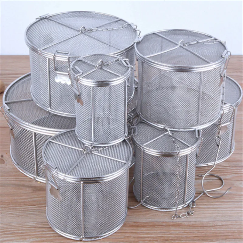 

Ball Treasure Tea Material Locking Ball Halogen Colander Filter Leaf Seasoning Stainless Steel Spice Ball Soup Flavor Bag