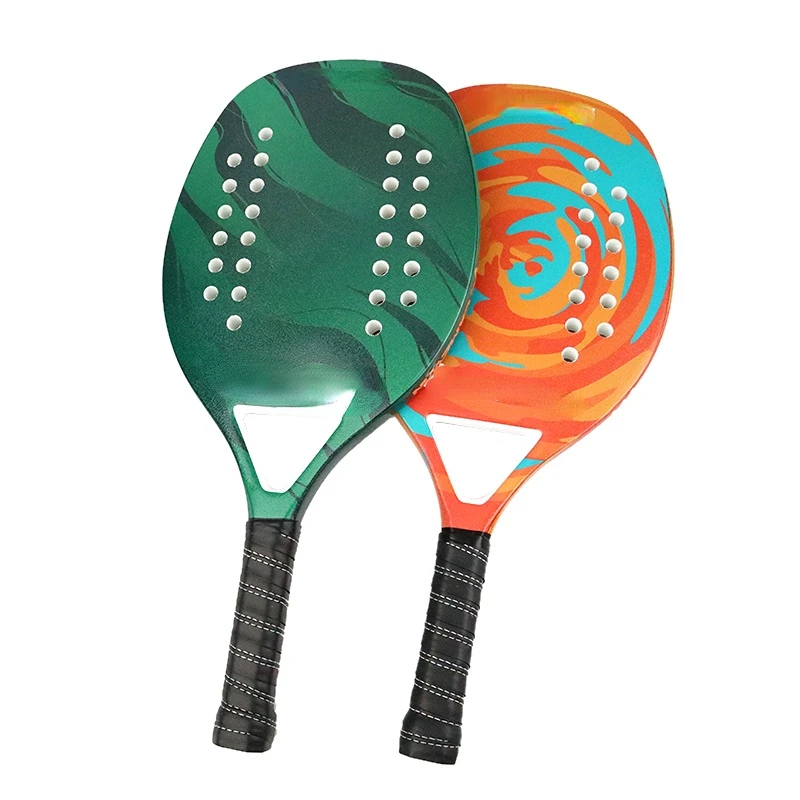 Tennis Racket For Best Partner 2022 Big Sells Carbon And Glass Fiber Beach Tennis Racket With Protective Bag Cover
