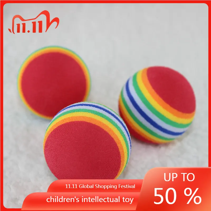 

Новинка 2022, яркий разноцветный шар из вспененного этилвинилацетата, разные размеры, для здоровья животных, для потери веса