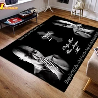 2pac west coast fashion hip hop tupac music poster rugs carpet for home living room bedroom floor mas rug large non slip rug