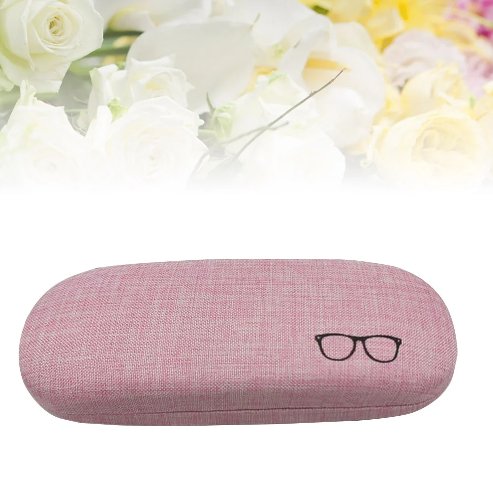 

Mens Glasses Hard Shell Glasses Case Eyeglass Holder Portable Makeup Case Pink Eyeglass Box Eyeglass Organizer Retro Glasses Box