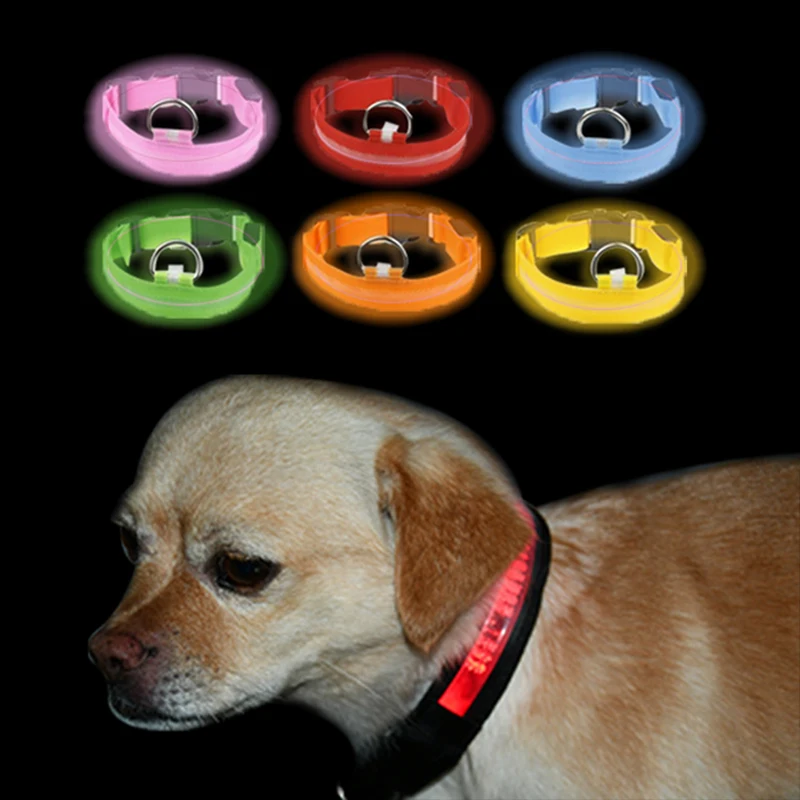 

Ошейник для собак со светодиодсветильник кой, регулируемый супер яркий безопасный ошейник с зарядкой от USB, светящиеся ошейники «сделай сам...