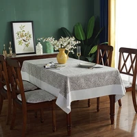 american retro pastoral tablecloth rectangular household table cloth art cotton linen restaurant decor tablecloth table cover