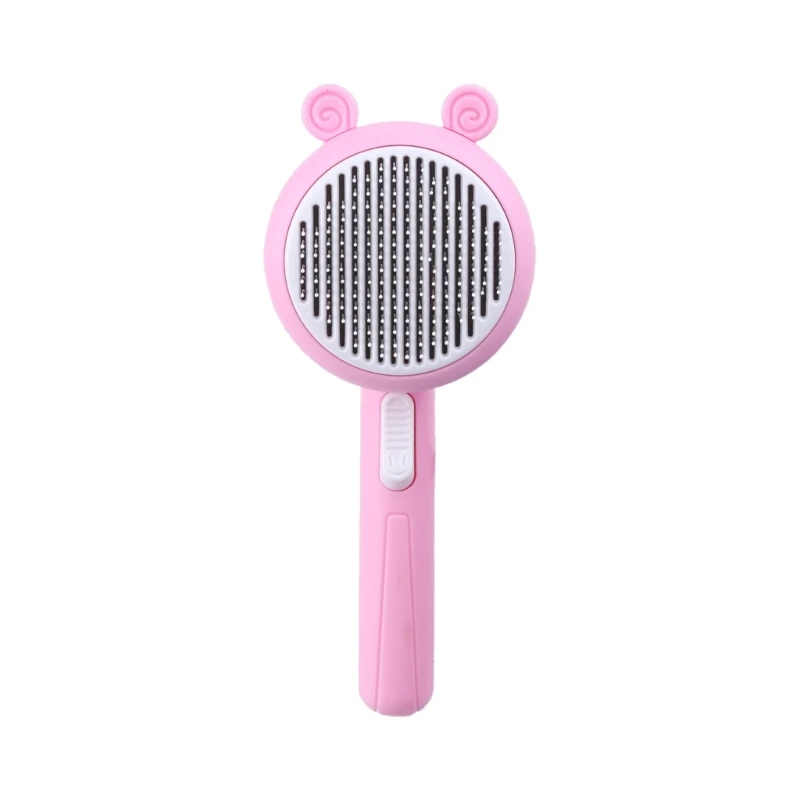 

Self Cleaning Brushes for Dogs Cats Pet Grooming Tool Gently Remove Undercoats Shedding Mats Tangles Hair Danders Dirt