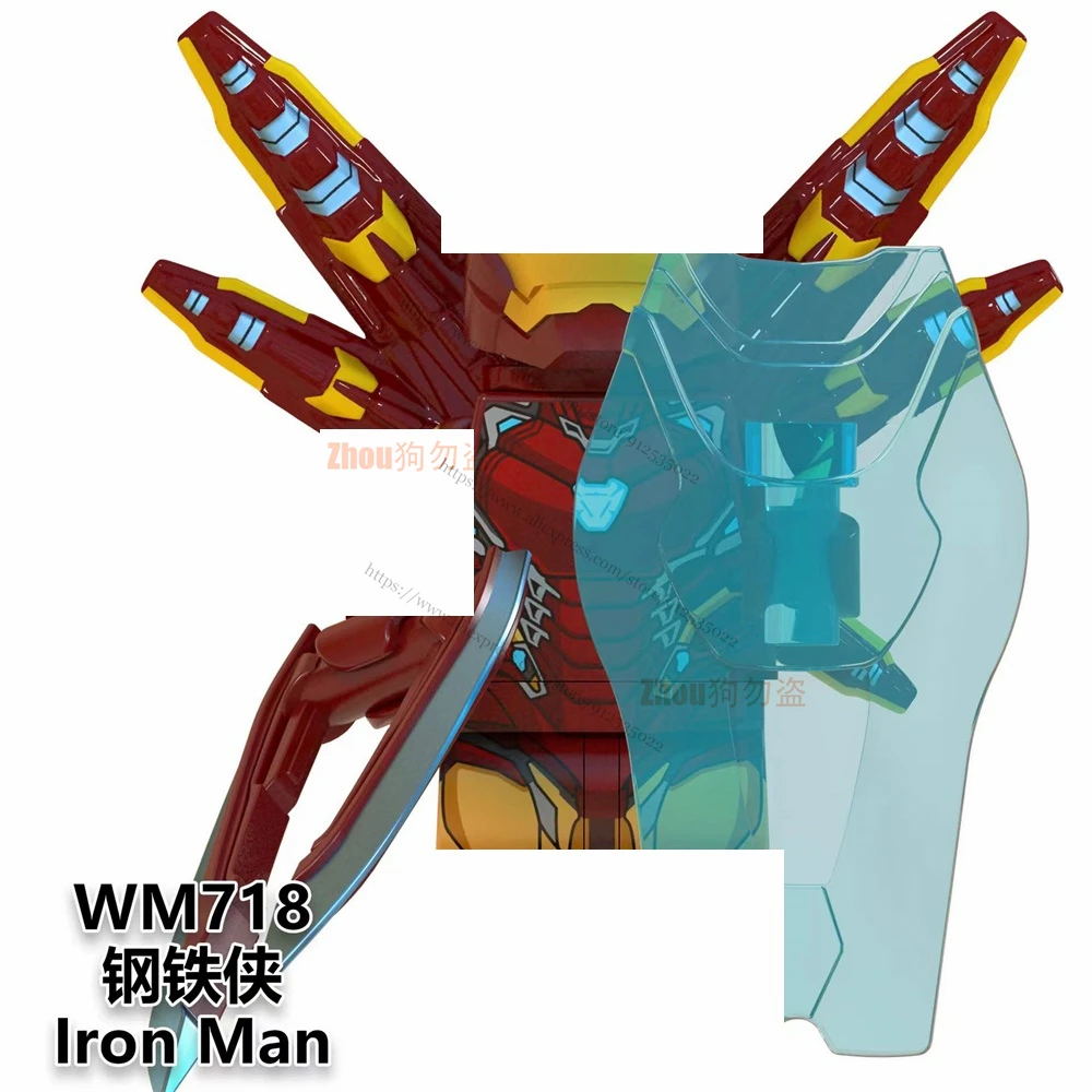 Конструктор Супергерои муравей человек алый ведьма доктор странный васп Капитан