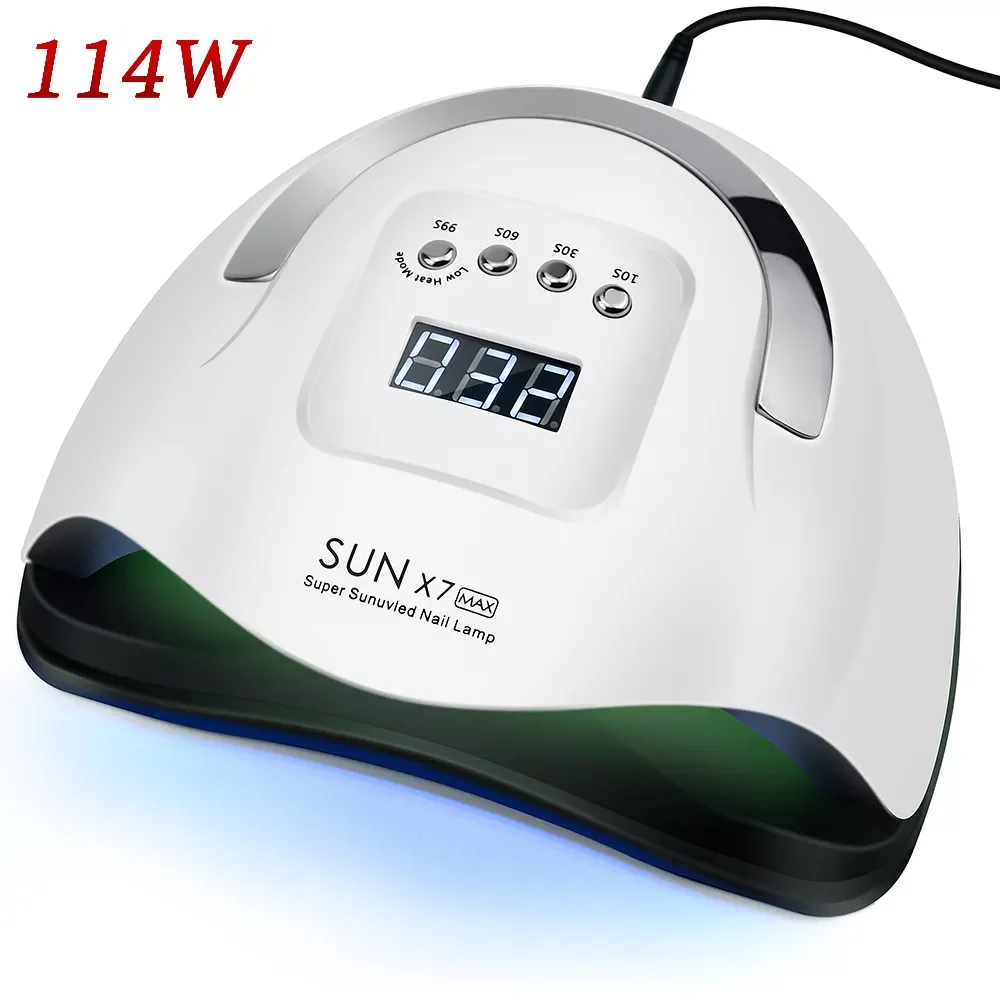 

114W SUNX7 MAX UV LED Lamp Nail Dryer For All Gels 57 LEDs Dryer Lamp Polish Sun Light Timer 10/30/60s For Nail Dryer