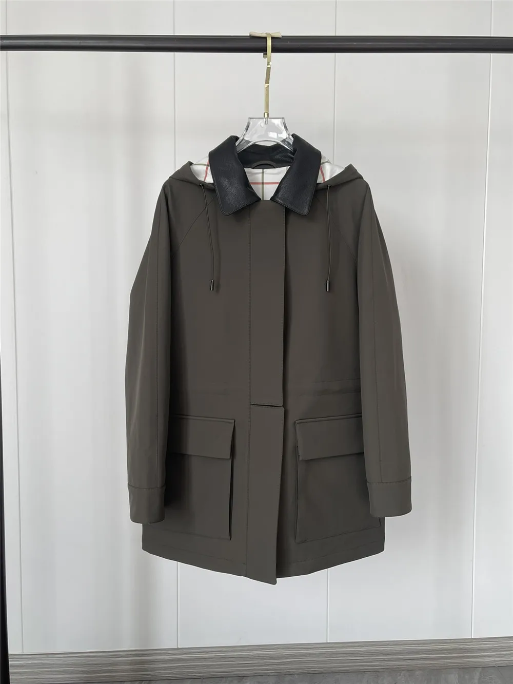 Высококачественная мужская свободная куртка пальто с лацканами двойными