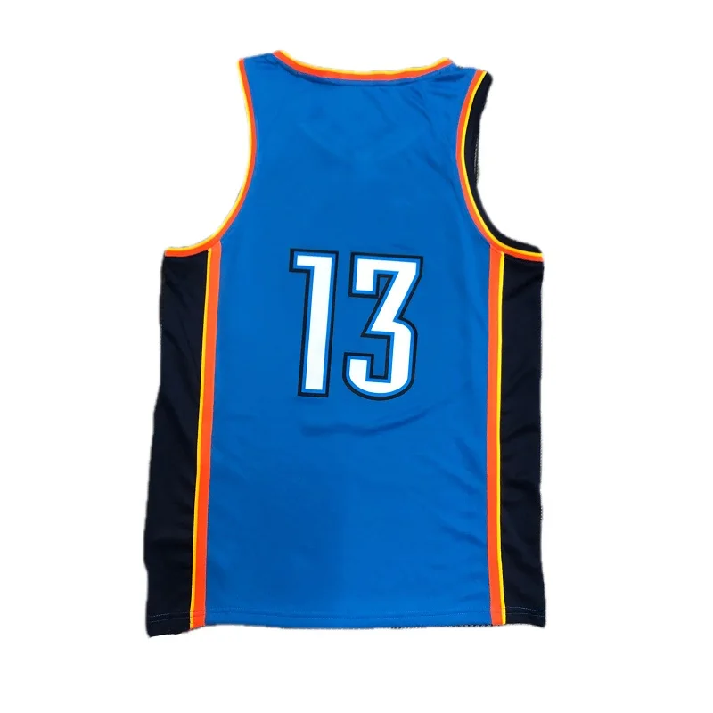 

Custom Basketball Jersey No.0013 We Have Your Favorite Name Pattern Logo Hot Pressed Sports Training Retro Tops