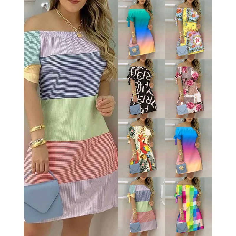 

Explosive Fashion Sexy Women's Print Dress Spot