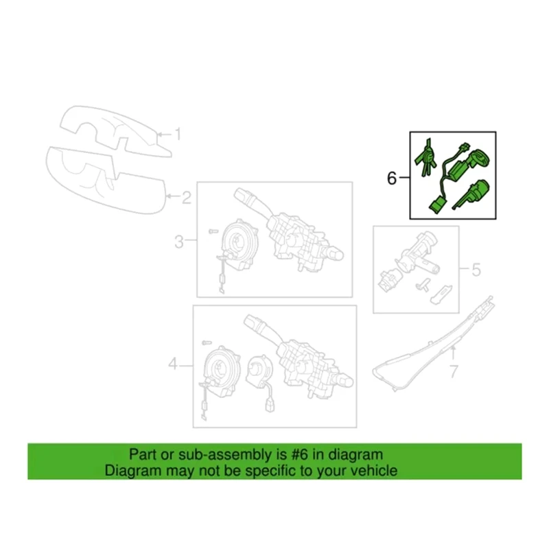 Выключатель зажигания для Hyundai Azera Genesis Tiburon Kia Amanti 2004-2006 93110-3A000 931103 A000