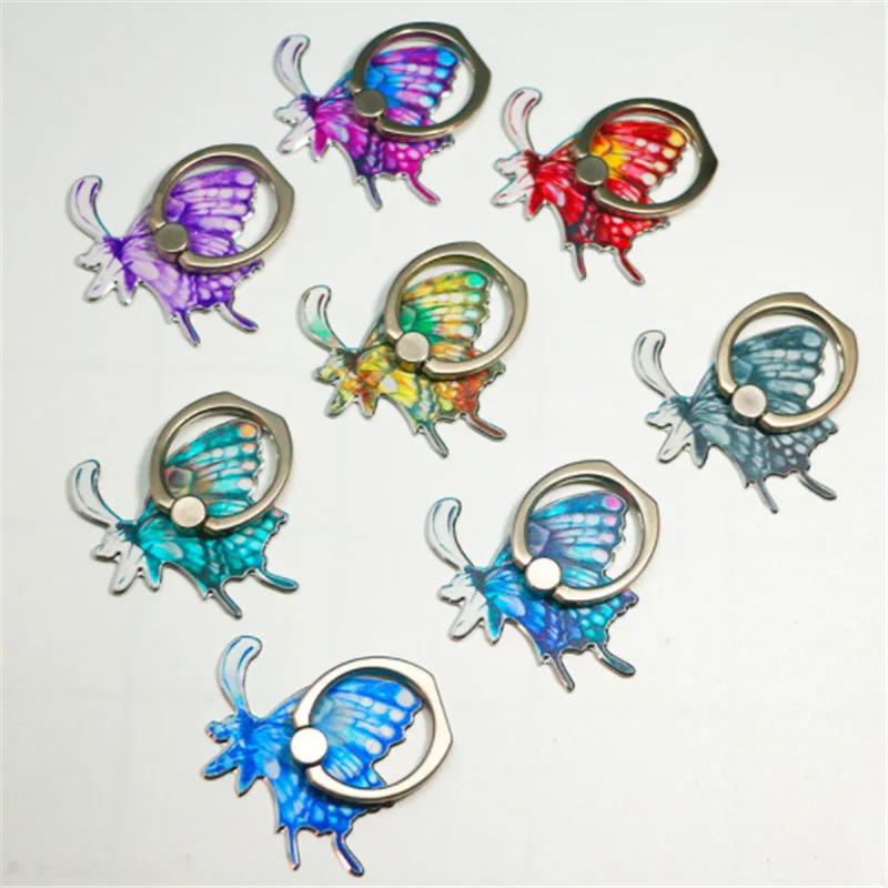 Luxury Universal Beautiful Butterfly Mobile Phone Handle Holder Suitable Mobile Phone Ring Holder Mobile Phone Holder Socket