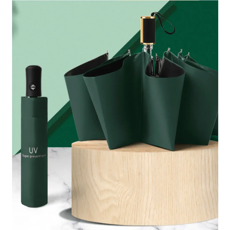 Зонт от солнца складной зонт дождя и женский ручной солнцезащитный козырек