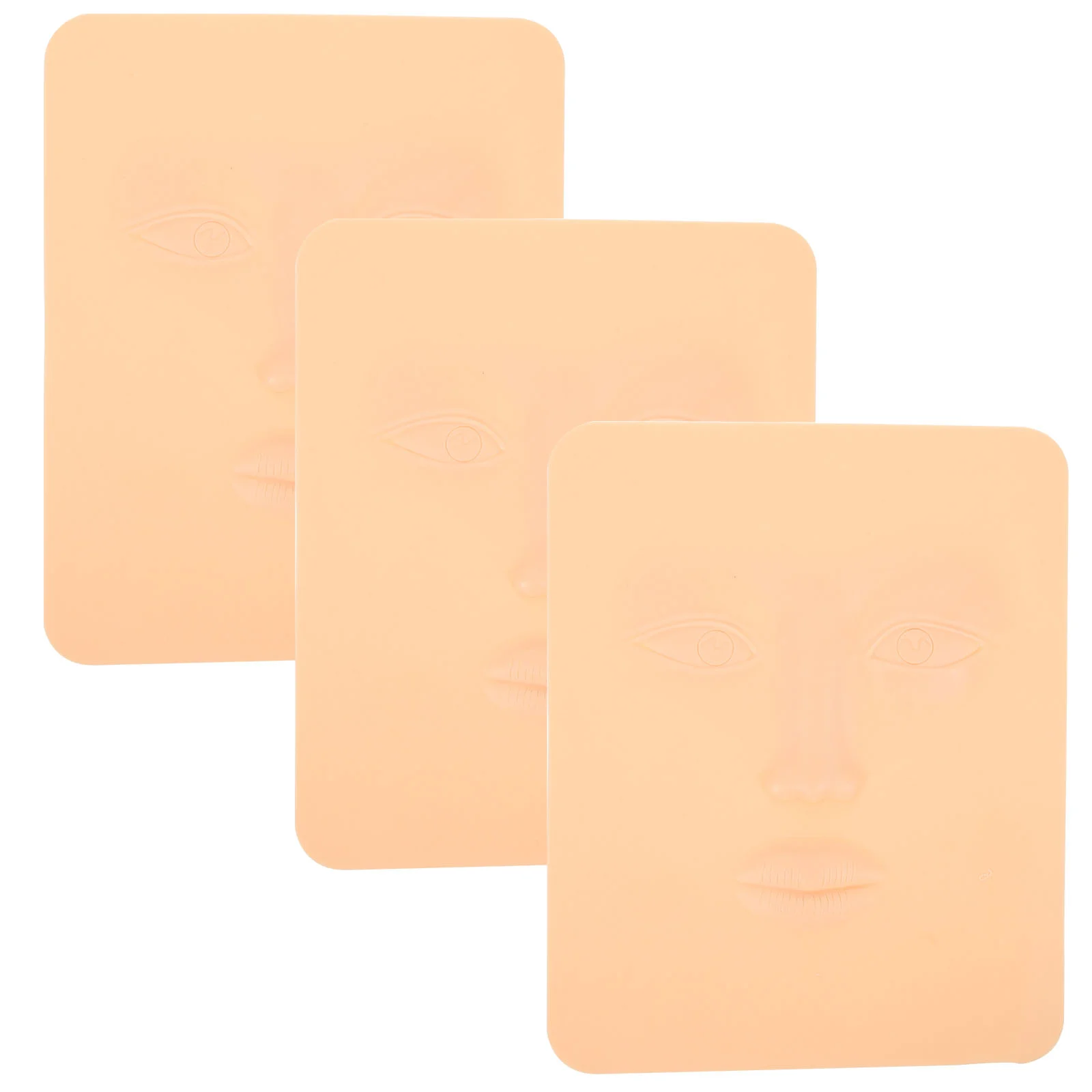 

Human Face Practice 3d Models Artificial Makeup Tool Silicone Salon Skin Training