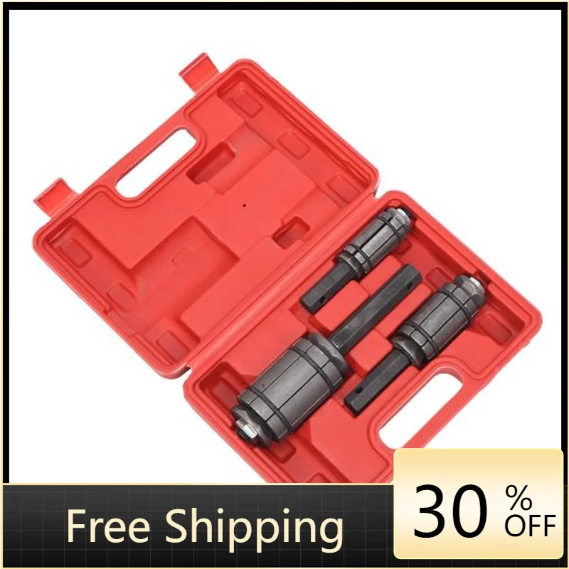 

3pc Tail Pipe Expander Tool Set Gray & Black Car Disassembly Tool