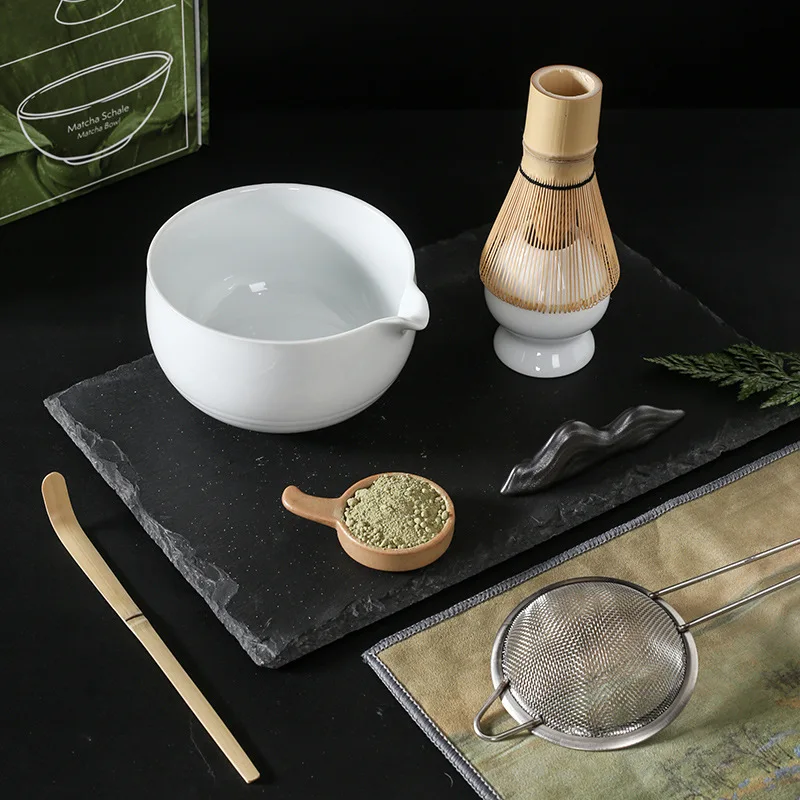 

Ceramic Matcha Set Chinese Song Dynasty Kung Fu Tea Making Tea Accessories Japanese Tea Room Matcha Bowl Tea Culture Lovers Gift