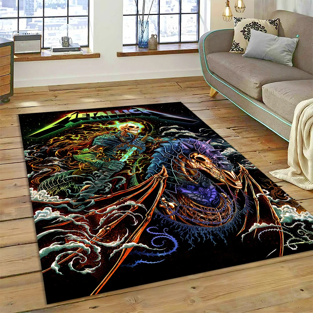Новый стильный ковер Band M-Metallicas James Hetfield с героями мультфильмов для гостиной