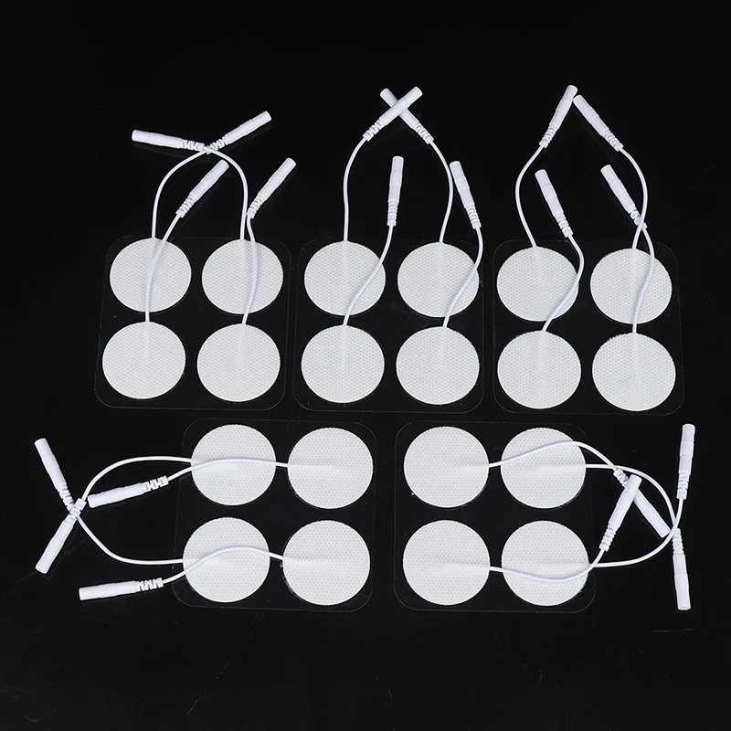 

20PCS Silicone Gel Electrode Pads For Tens Acupuncture Physiotherapy Machine Ems Nerve Muscle Stimulator Slimming Massager Patch