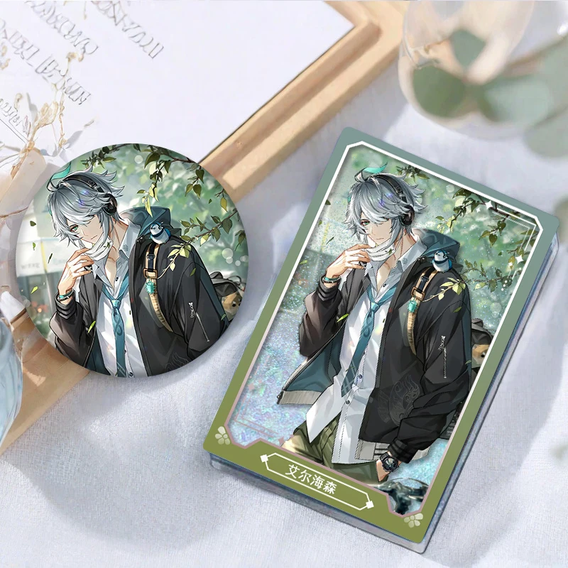 Аниме Genshin Impact Alhaitham косплей акриловый зыбучий песок Маджонг мультфильм кулон