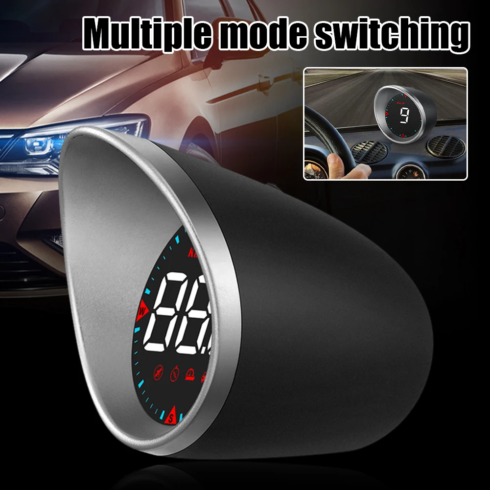 

G5 Hud Display Car HUD Head Up Display 1.8" LED GPS Speed Compass Odometer Windshield Projector Overspeed Alarm Driving Reminder