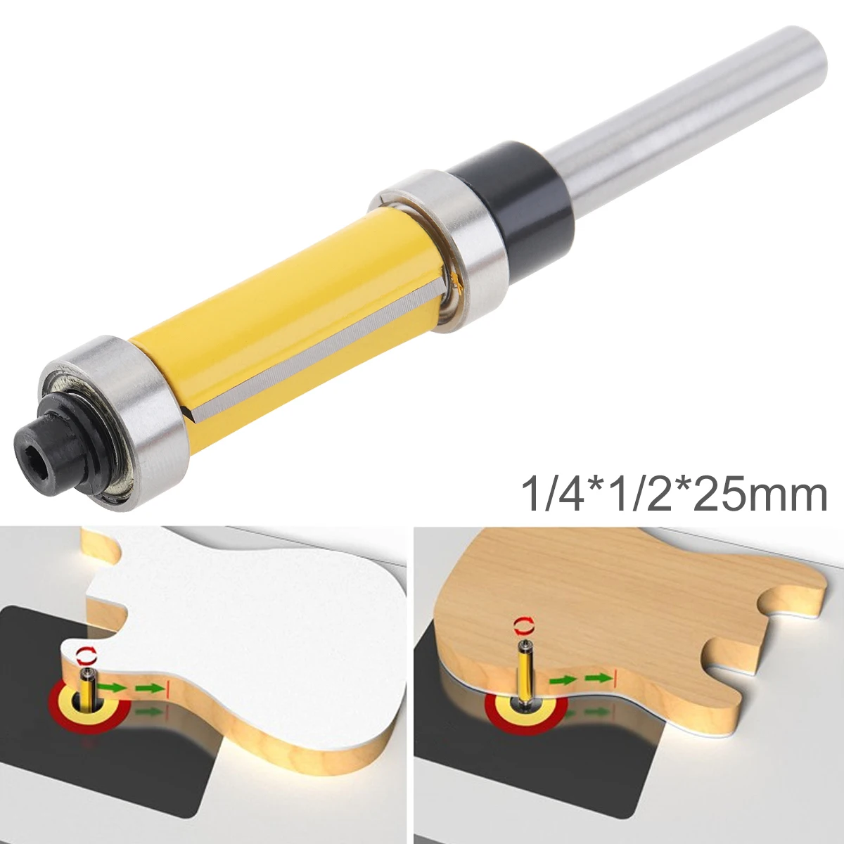 

Фрезы для деревообработки ChgImposs 1/4", цементированный карбид