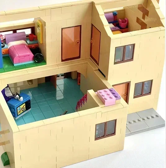 В НАЛИЧИИ Модель дома Kwik E Mart и супермаркета строительные блоки кирпичи 16004 16005 71016