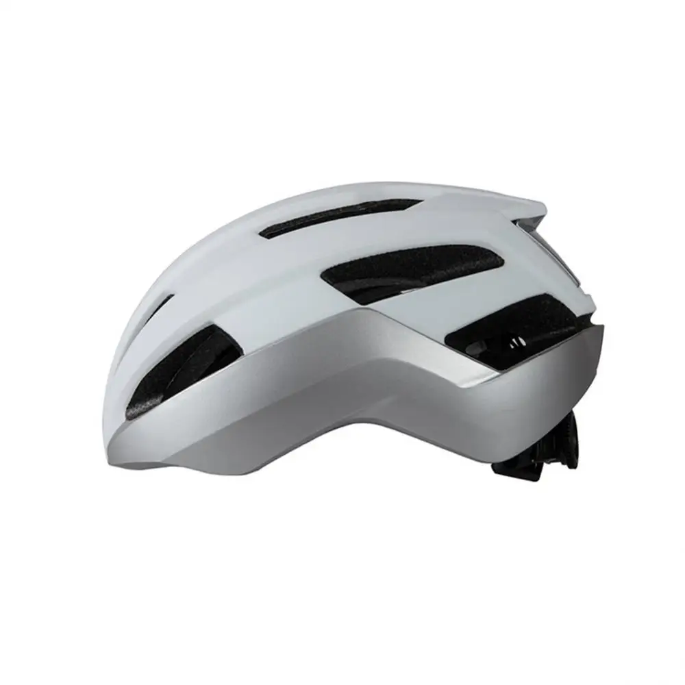 

Half Helmet Silver White Comfortable Lightweight High-quality Practical Integrally-molded Road Mountain Bike Helmet Safety Hat
