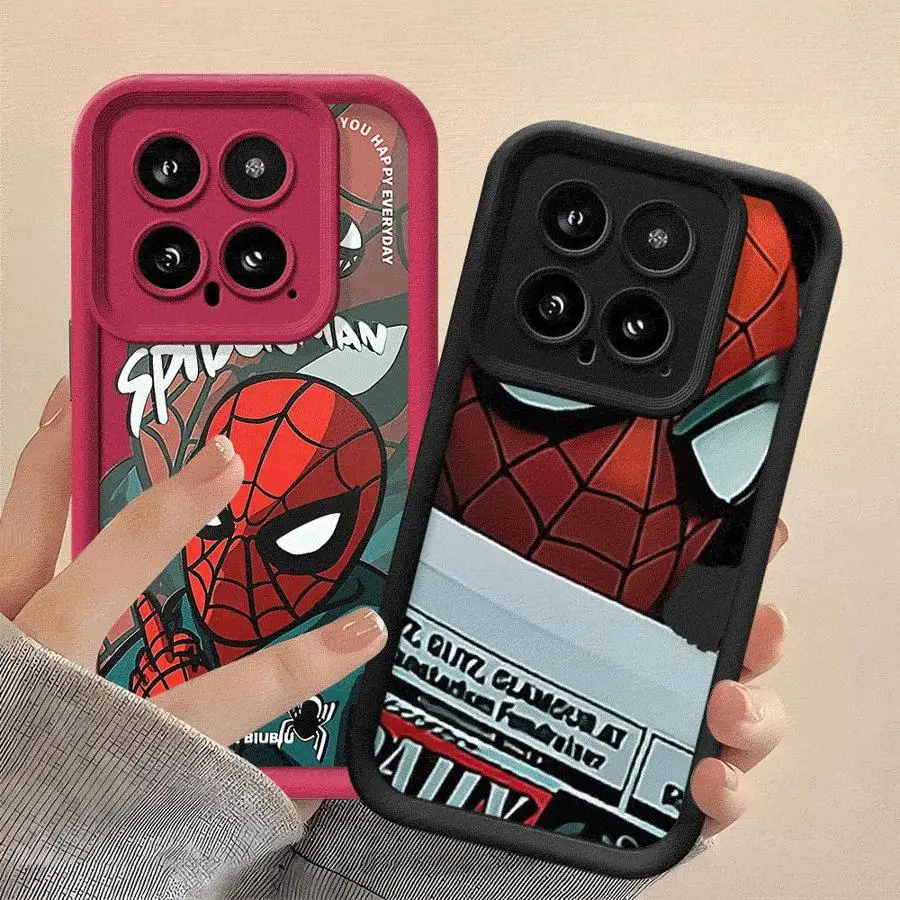 Крутой чехол для телефона Marvel Sipiderman Xiaomi Mi 11 Lite 12T Pro 5G Poco X3 NFC X5 силиконовый